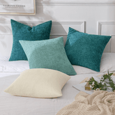 MIULEE Throw Pillow Covers Soft Chenille Couch Pillow Covers (Pack of 4) - Miulee