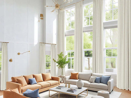Custom Long Linen Curtains
