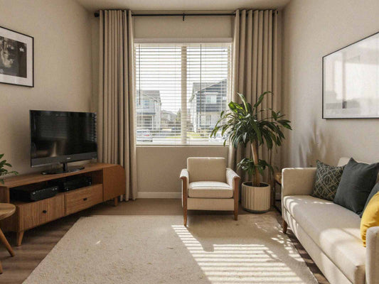 Linen Grommet Drapes