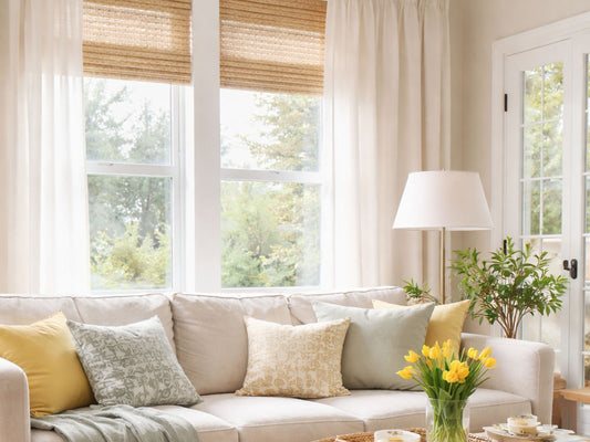 Spring Refresh Linen Curtains & Sheer Drapes