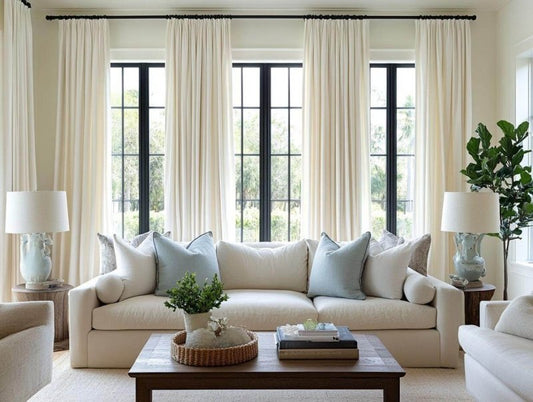 Transform Your Bedroom into a Cozy Haven with Pillows and Curtains. - Miulee