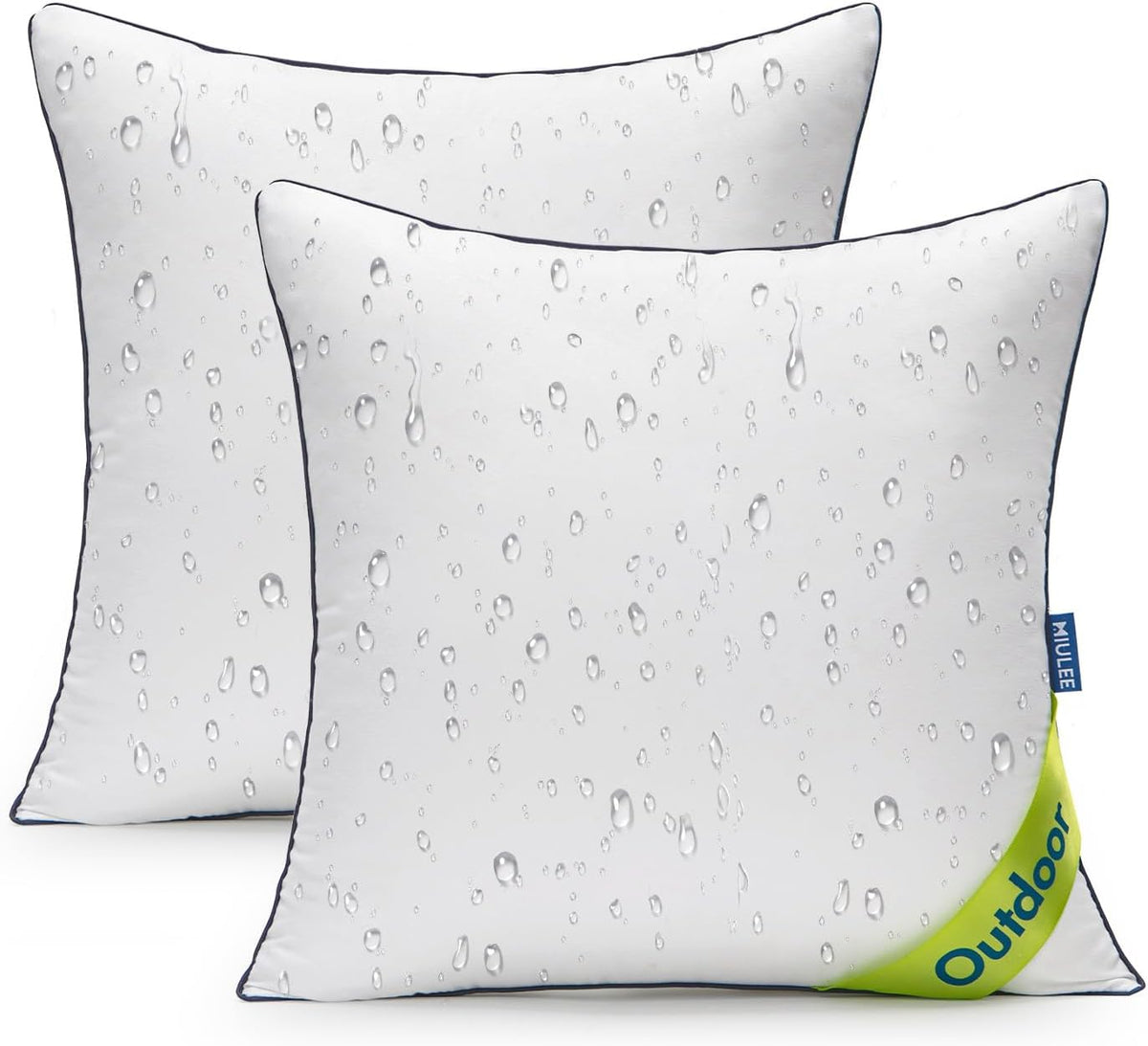 MIULEE 18x18 Water Resistant Waterproof outdoor Pillow Inserts