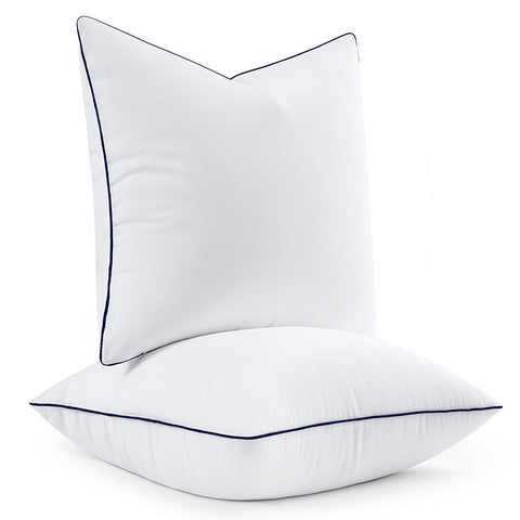 Fluffy Down Alternative Filling Pillow Inserts White 22x22 Inch