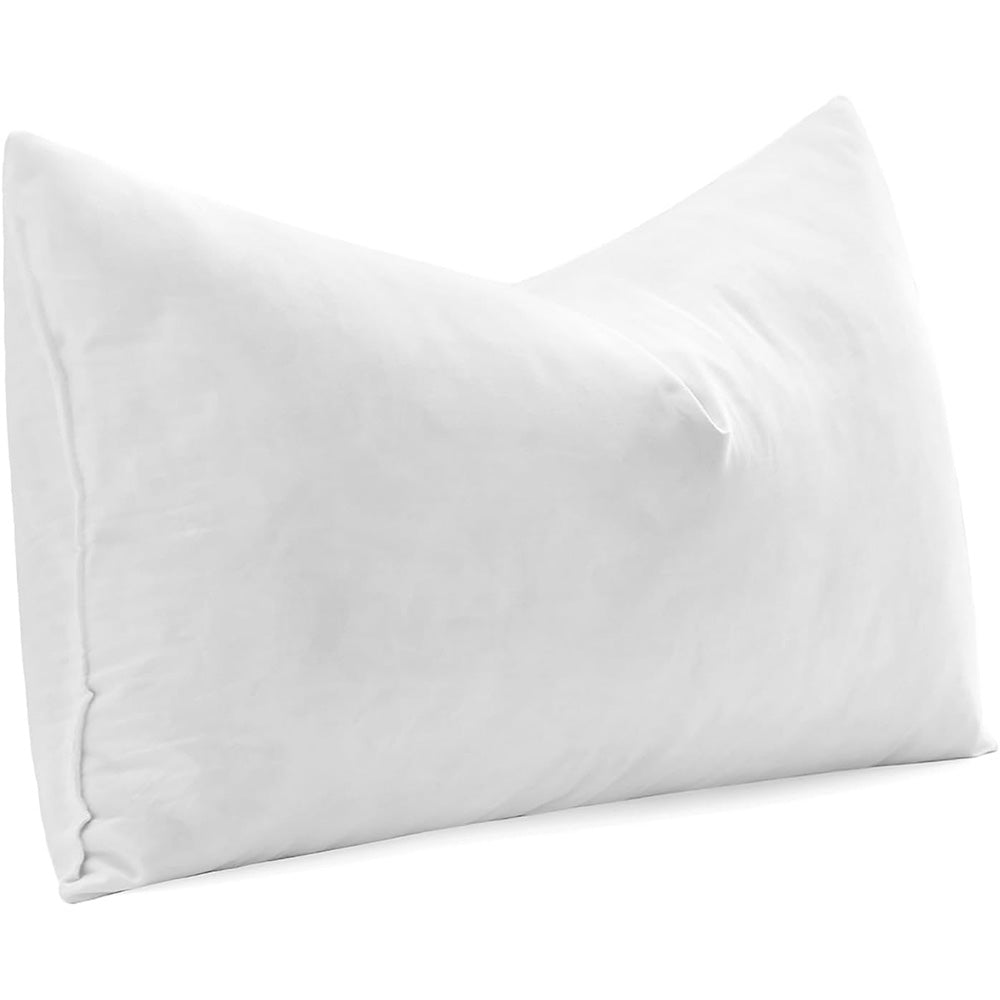 MIULEE Feather Mix Lumbar Pillow Insert 14x22 Inch