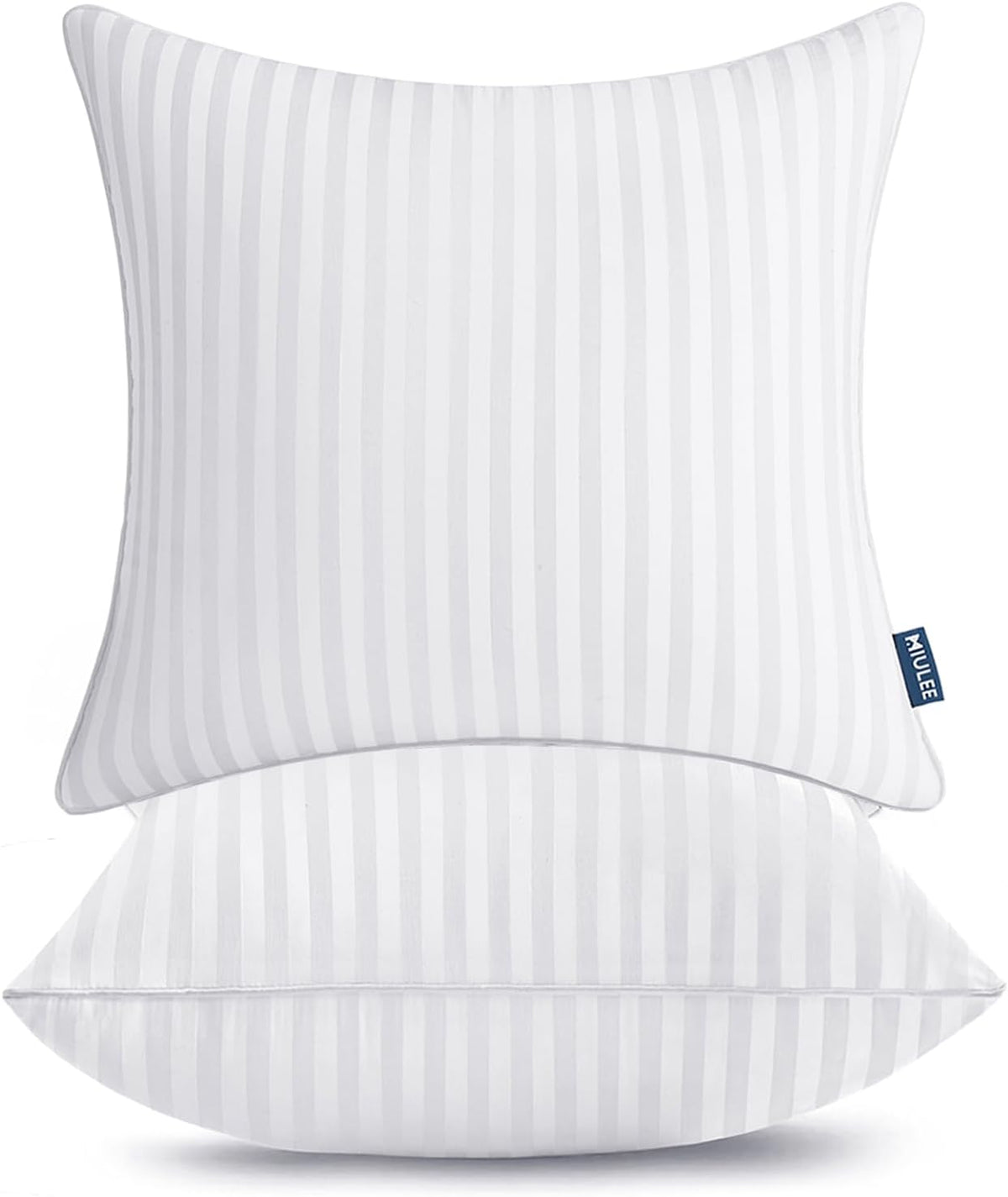 MIULEE 20x20 Pillow Inserts Firm and Fluffy Decorative Square Throw Pillows