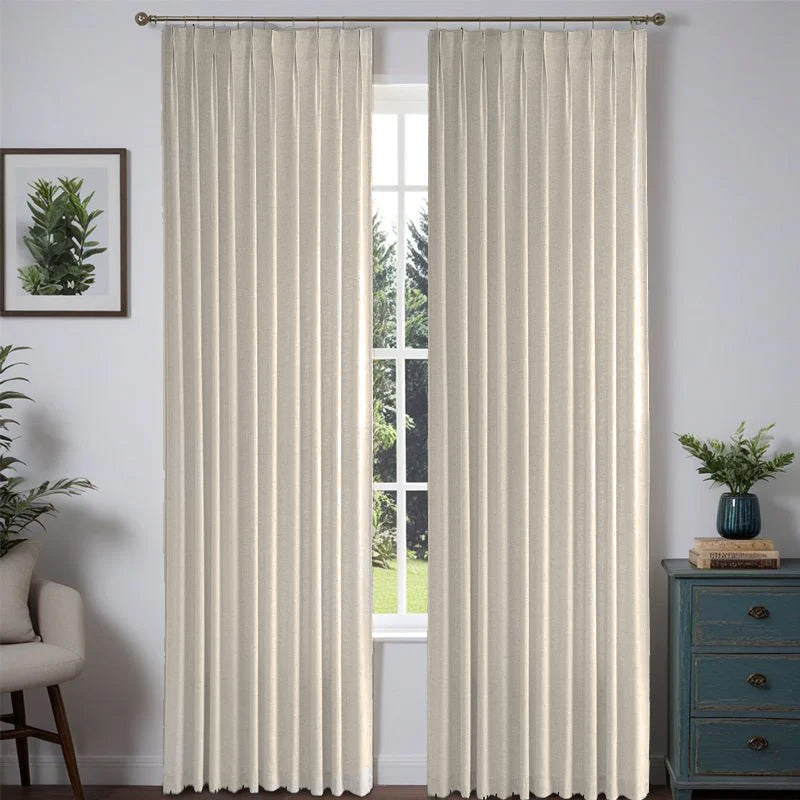 Nature Custom Heavyweight Linen Drape - Miulee