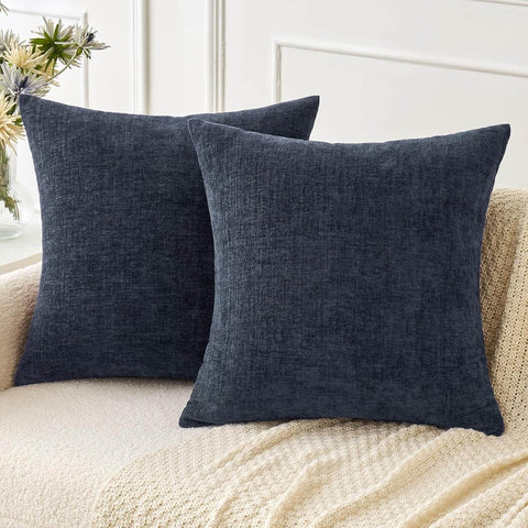MIULEE Throw Pillow Covers Soft Chenille Couch Pillow Covers (Pack of 4)