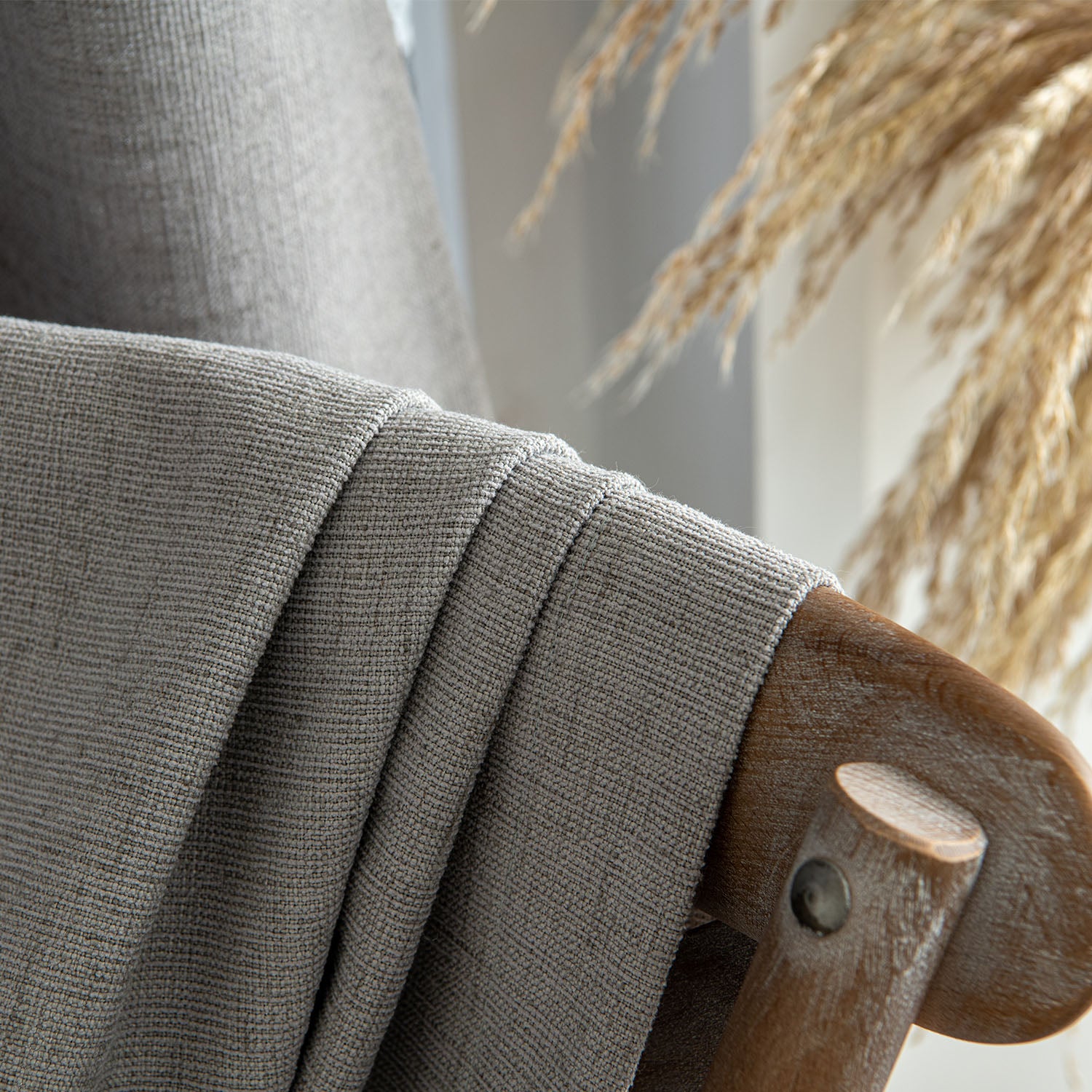 Pure Custom Heavyweight Linen Drape Pleated