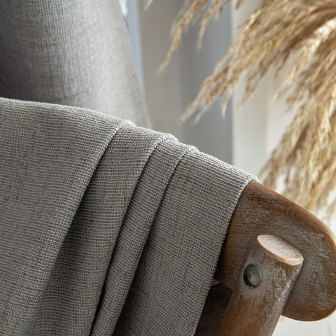 Pure Custom Heavyweight Linen Drape Pleated