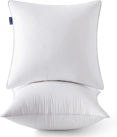 Square Throw Pillows with 100% Cotton Covers