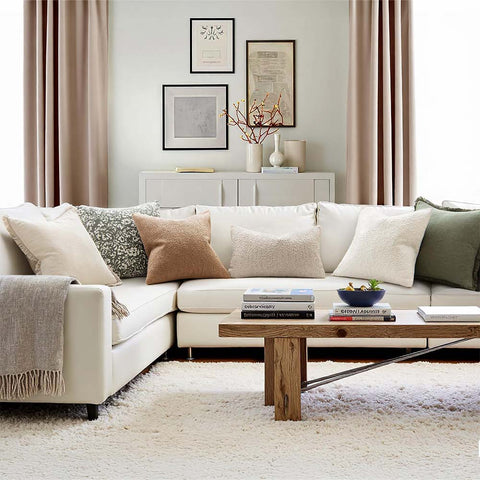 Decorative Textured Boucle Neutral Pillow Covers