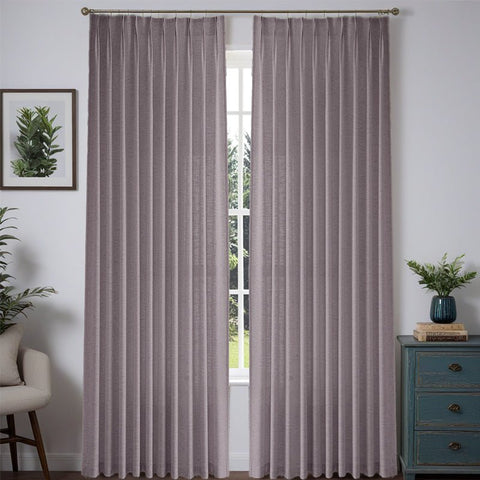"Aurora" Custom Heavyweight Linen Drape - Pleated - Miulee