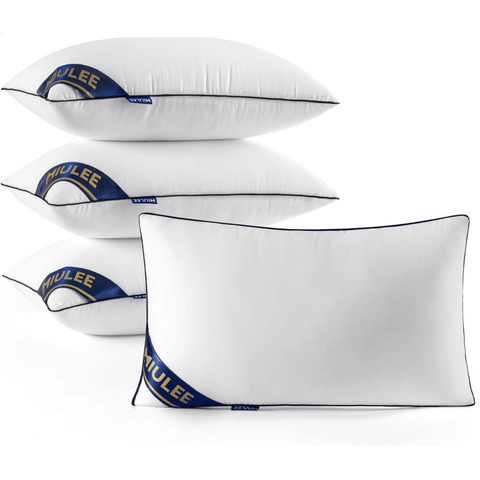 MIULEE 12x20 Pillow Inserts Set of 4 Throw Pillows Premium Down Alternative Pillow Inserts Rectangle Decorative Pillow Stuffer for Sofa, Couch (12x20 inch, Set of 4) - Miulee