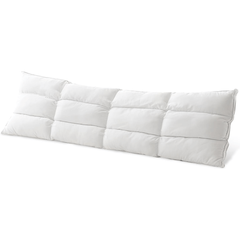 MIULEE Body Pillow for Adults,Firm and Fluffy Long Body Pillow for Side Sleeper Feather and Down Alternative Body Pillow for Bed Full Body Pillow for Head/Back/Neck/Stomach 20x54 Inch White - Miulee