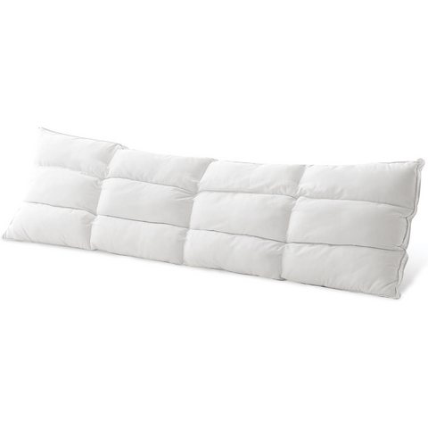 MIULEE Body Pillow for Adults,Firm and Fluffy Long Body Pillow for Side Sleeper Feather and Down Alternative Body Pillow for Bed Full Body Pillow for Head/Back/Neck/Stomach 20x54 Inch White - Miulee