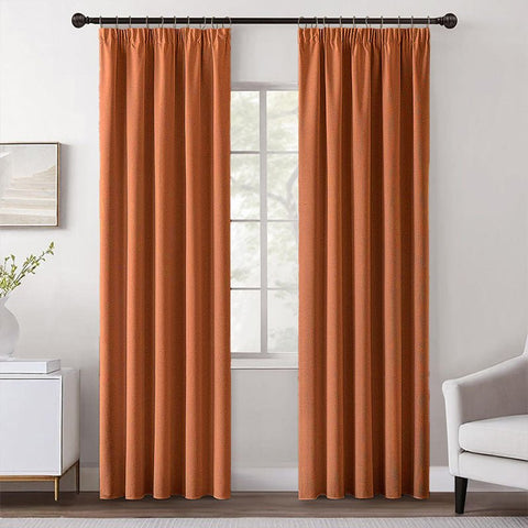 Velle Customized 100% Blackout Linen Curtains