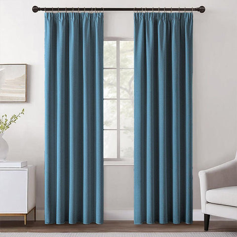 Velle Customized 100% Blackout Linen Curtains