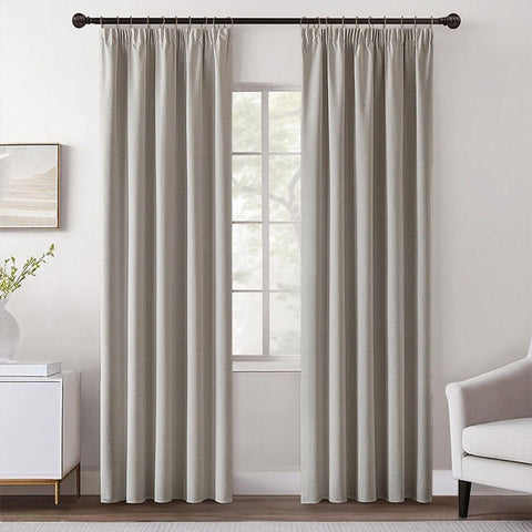 Velle Customized 100% Blackout Linen Curtains
