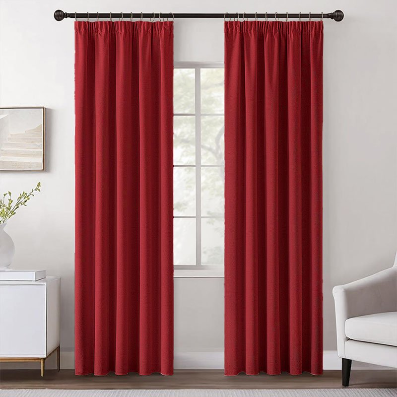 Velle Customized 100% Blackout Linen Curtains