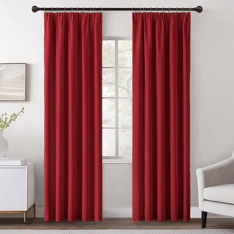 Velle Customized 100% Blackout Linen Curtains