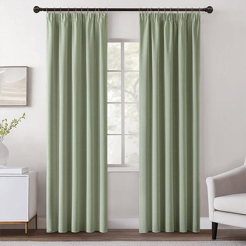 Velle Customized 100% Blackout Linen Curtains