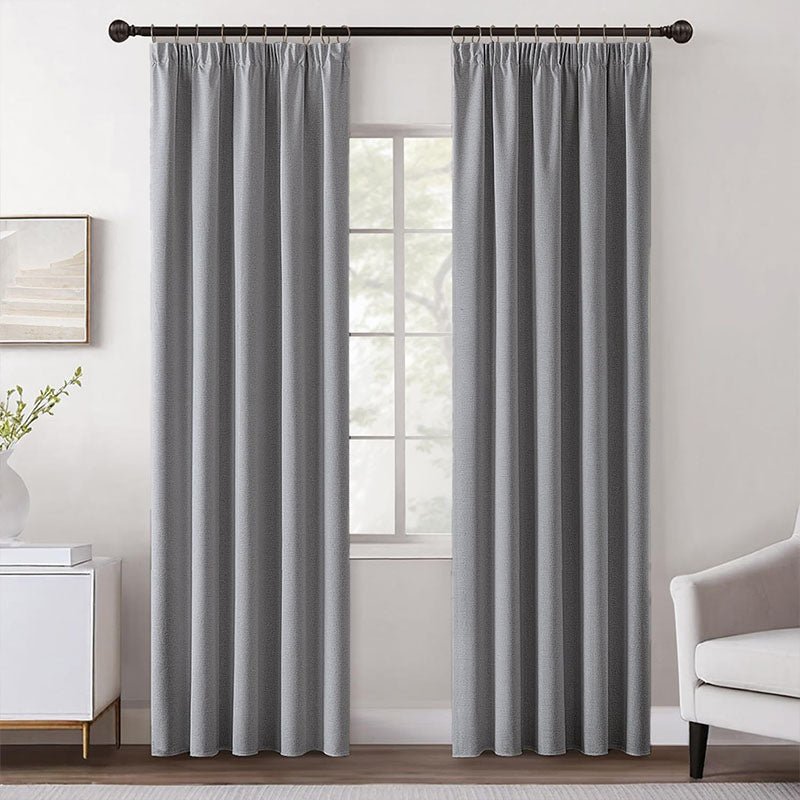 Velle Customized 100% Blackout Linen Curtains