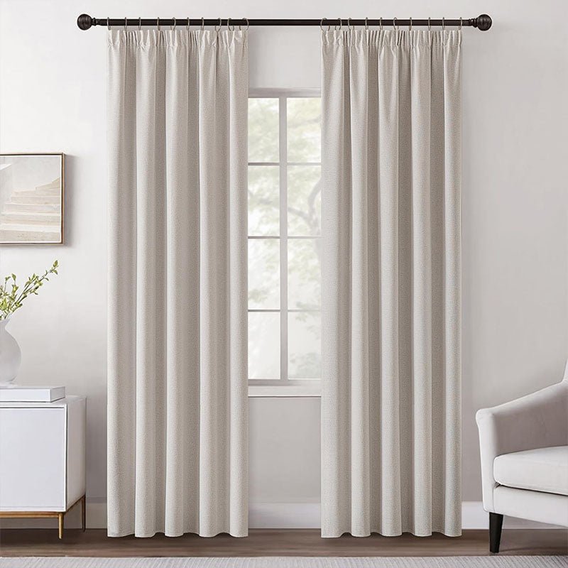 Velle Customized 100% Blackout Linen Curtains