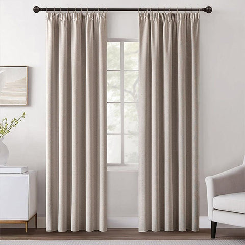 Velle Customized 100% Blackout Linen Curtains