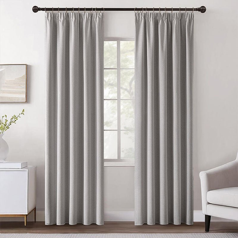 Velle Customized 100% Blackout Linen Curtains