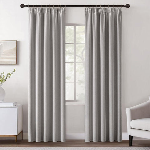 Velle Customized 100% Blackout Linen Curtains