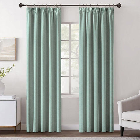 Velle Customized 100% Blackout Linen Curtains