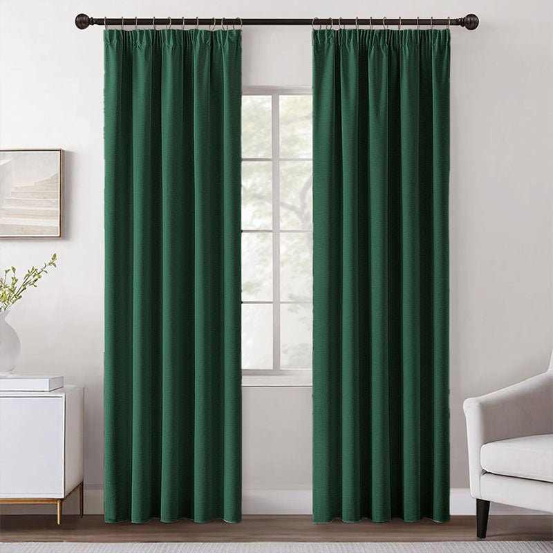 Velle Customized 100% Blackout Linen Curtains