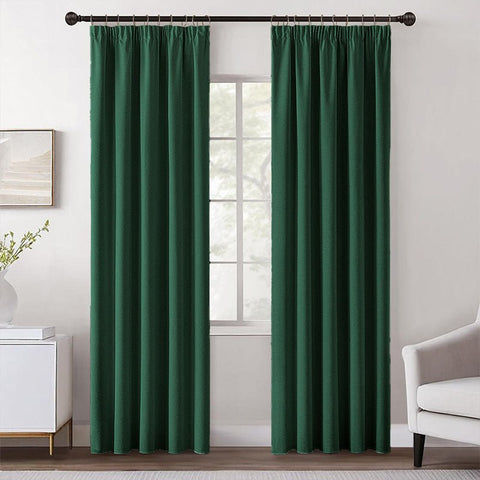 Velle Customized 100% Blackout Linen Curtains