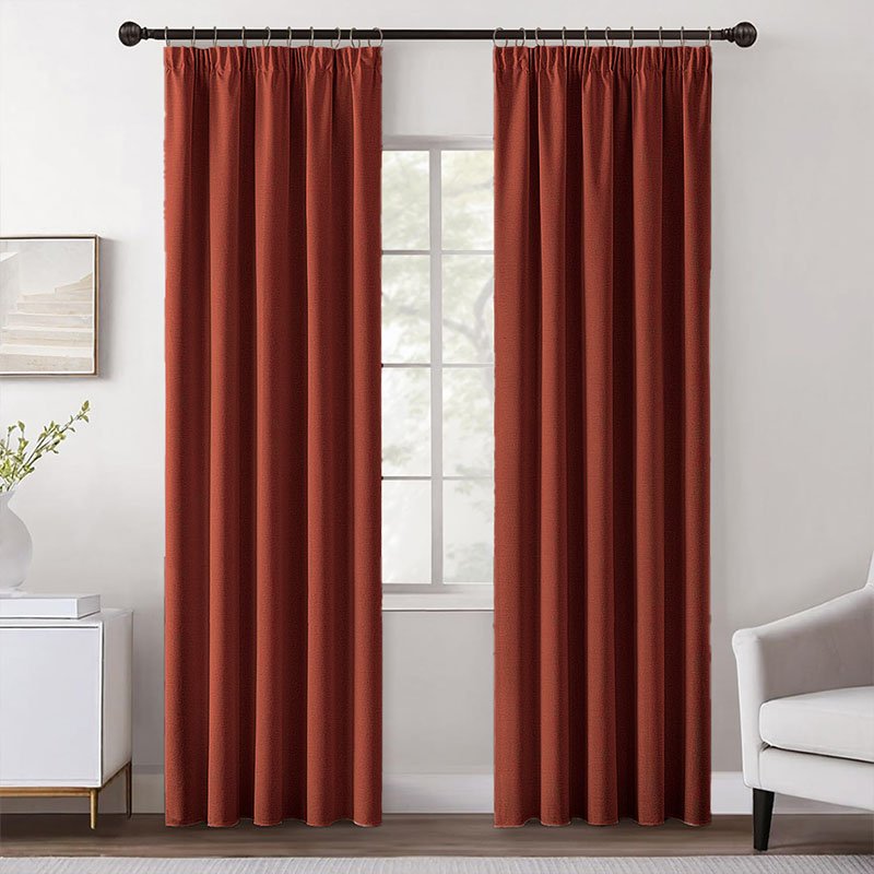 Velle Customized 100% Blackout Linen Curtains