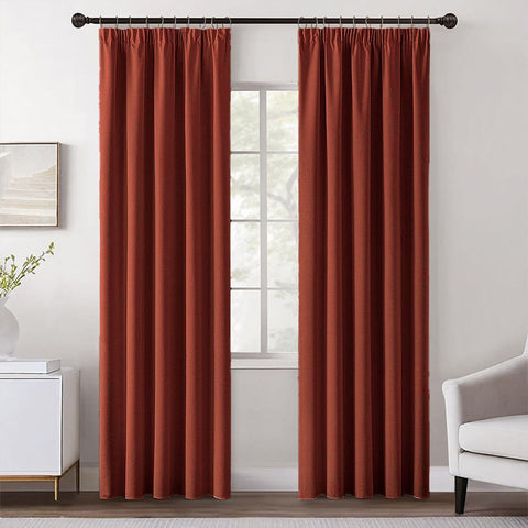 Velle Customized 100% Blackout Linen Curtains