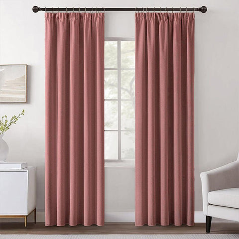 Velle Customized 100% Blackout Linen Curtains