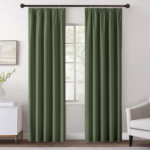 Velle Customized 100% Blackout Linen Curtains