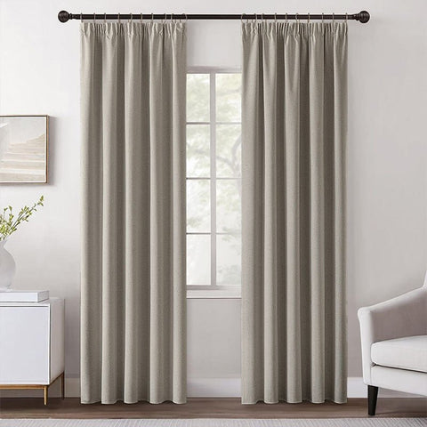 Velle Customized 100% Blackout Linen Curtains