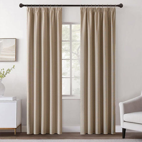 Velle Customized 100% Blackout Linen Curtains