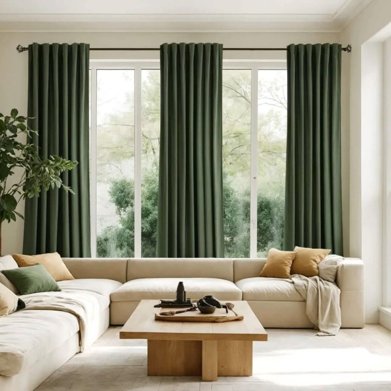 "Mira" Customized Velvet Curtains Luxury Blackout Curtains