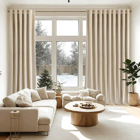 "Mira" Customized Velvet Curtains Luxury Blackout Curtains 