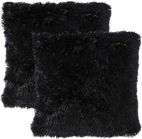 MIULEE Luxury Faux Fur Deluxe Winter Decorative Plush Throw Pillow Covers (Pack of 2) - Miulee