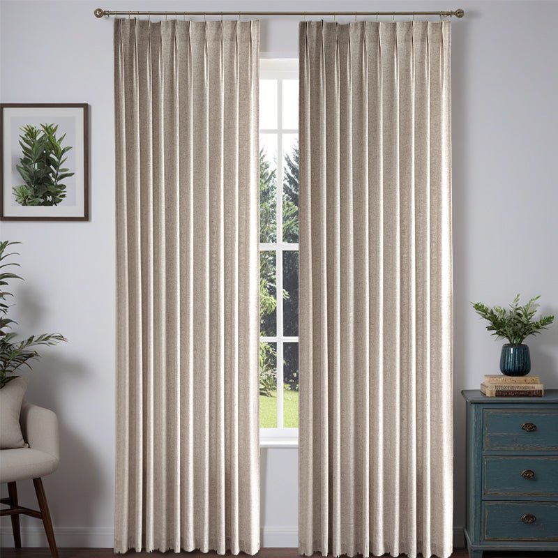 Nature Custom Heavyweight Linen Drape - Miulee