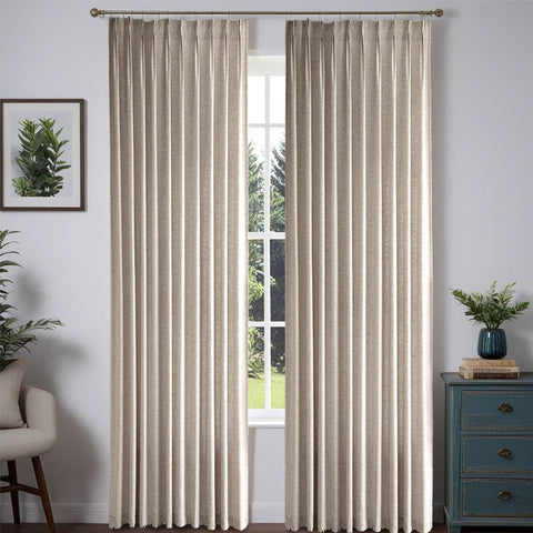 Nature Custom Heavyweight Linen Drape - Miulee