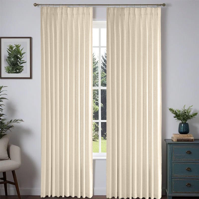 Nature Custom Heavyweight Linen Drape - Miulee
