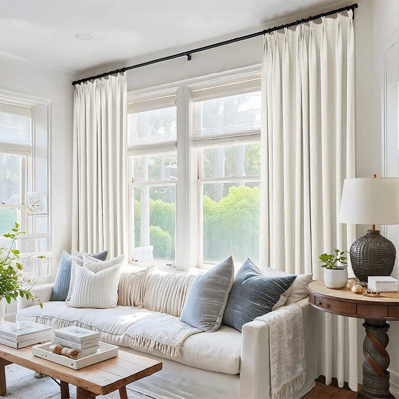 Nature Custom Heavyweight Linen Drape - Miulee