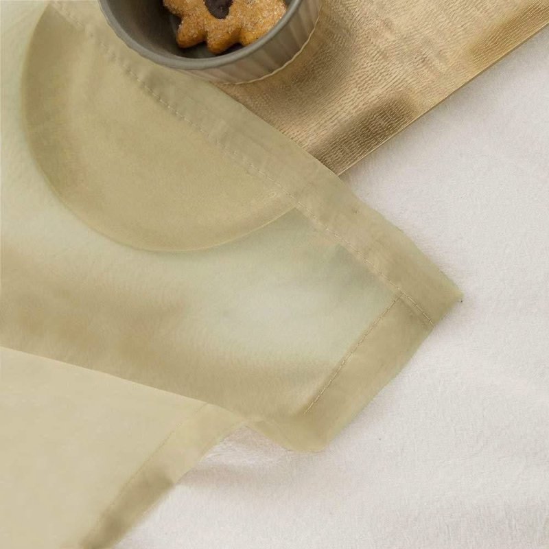 MIULEE Solid Sheer Curtains Elegant Grommet Window Voile Panels Drapes Treatment 2 Panels - Miulee
